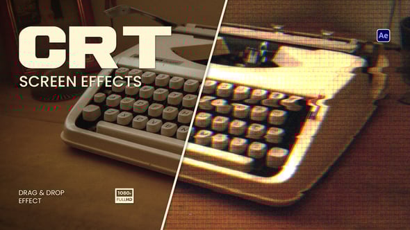 Videohive CRT Screen Effects