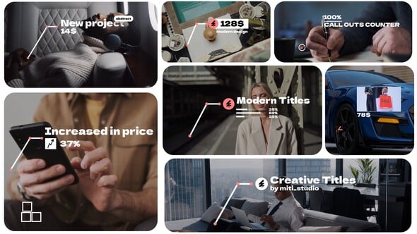 Videohive Call Outs Counter  AE 57555390