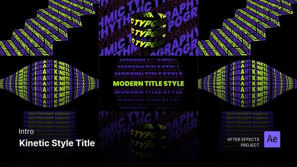 Videohive Social Media Reels – Kinetic Style Title After Effects Project Files