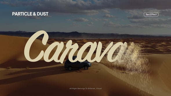 Videohive Particle & Dust Text Effect 61049803