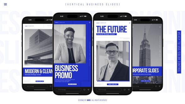 Videohive Vertical Business Slides