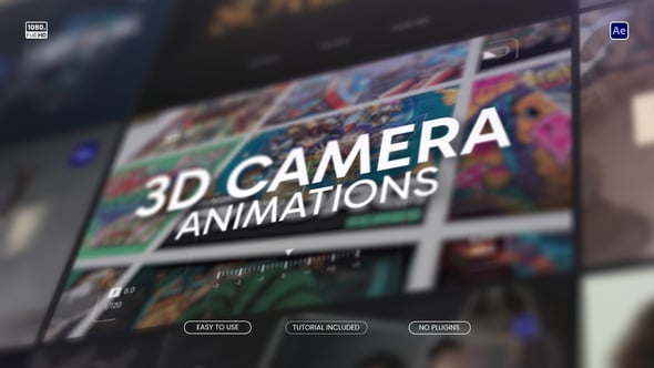 Videohive 3D Camera Animation