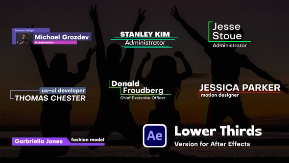 Videohive Lower Thirds X 61416412