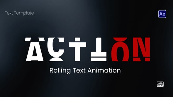 Videohive Rolling Text Animation