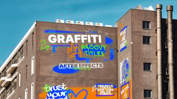 Videohive Graffiti Groovy Titles