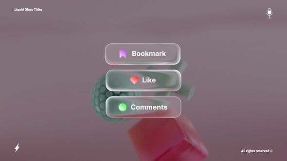 Videohive Liquid Glass Titles 61344941