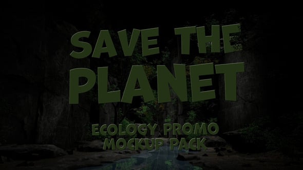 Videohive Save the Planet – Ecology Promo Mockup Pack