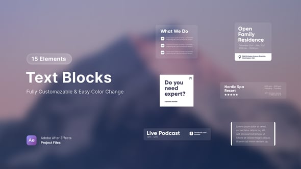 Videohive Minimal Titles 58094336