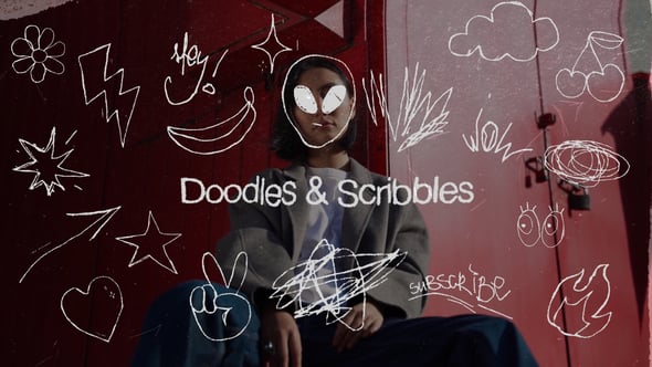 Videohive Doodles And Scribbles Intro