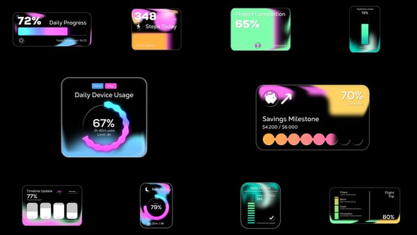 Videohive Glass Progress Bar