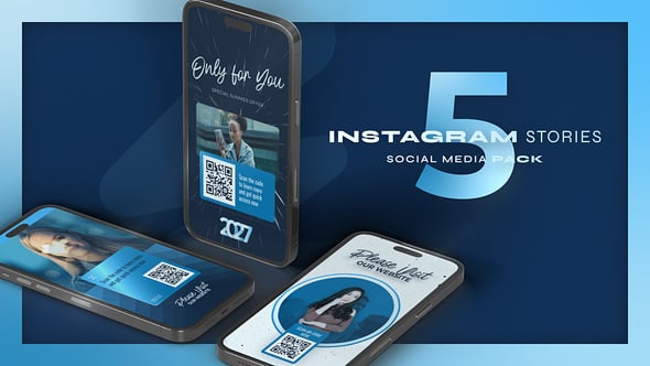 Videohive QR Code Instagram Stories