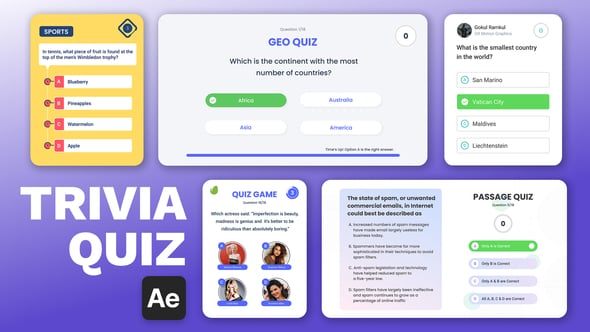 Videohive Quiz Creator