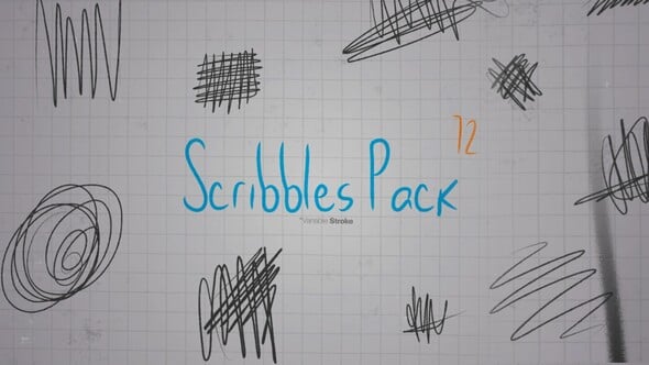 Videohive Scribble Elements Pack | 72 Doodle Animations