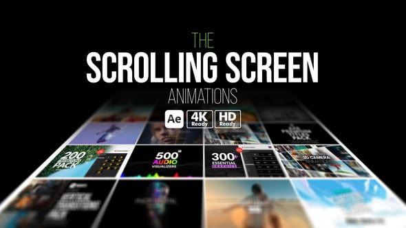 Videohive Scrolling Screen Animations