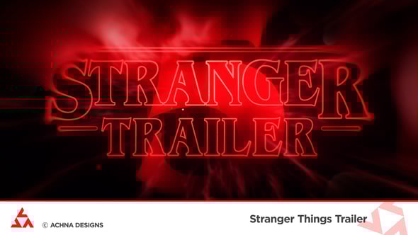 Videohive Stranger Trailer 61106919