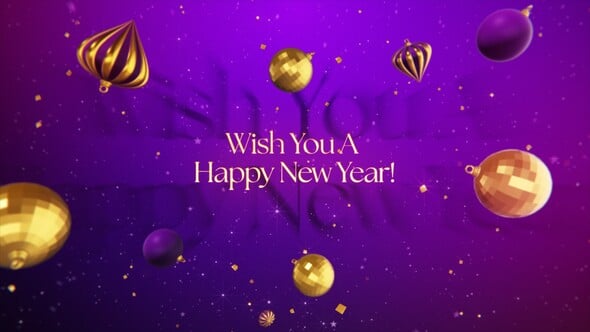 Videohive The New Year Wishes