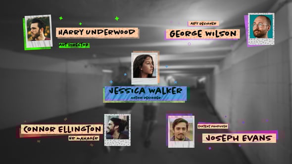 Videohive Photo Grunge Lower Thirds