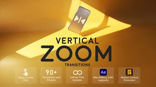 Videohive Vertical Zoom Transitions 57579201
