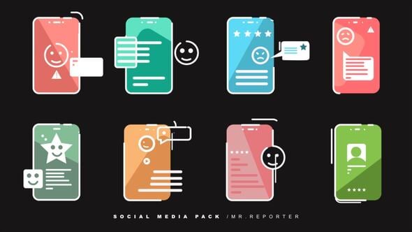 Videohive Social Media Icon Pack