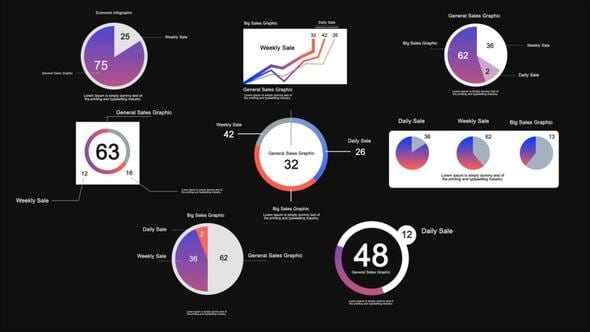 Videohive Economics Infographic