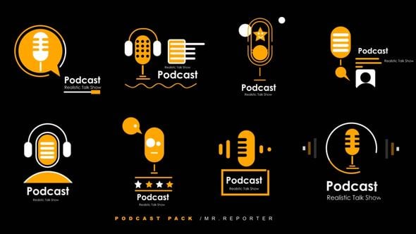 Videohive Podcast Icon Pack