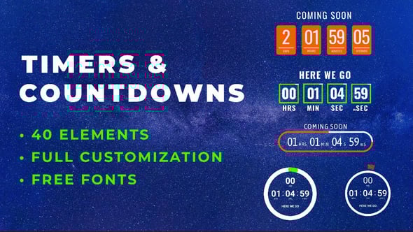 Videohive Timers Pack