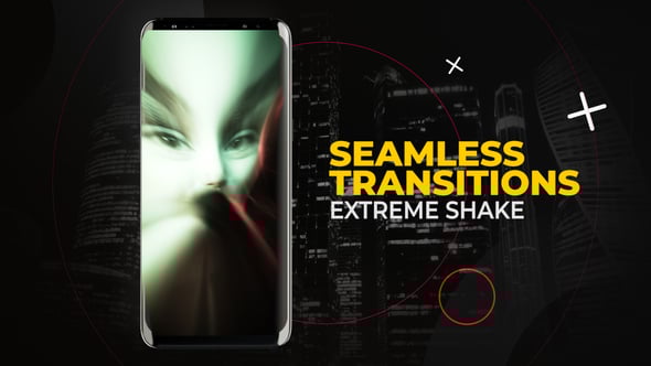 Videohive Vertical Extreme Shake Transitions | After Effects