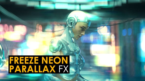 Videohive Freeze Neon Parallax Effects | After Effects
