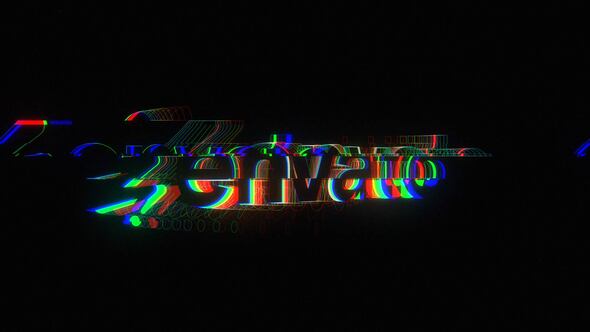 Videohive Glitch Logo Reveal 58019774