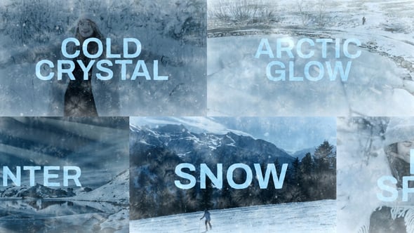 Videohive Ice Cool Text Animation After Effect