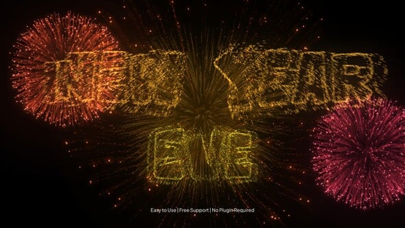 Videohive Firework Text Effect