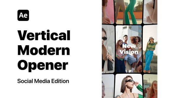 Videohive Vertical Modern Opener