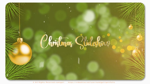 Videohive Christmas Slideshow 61100423