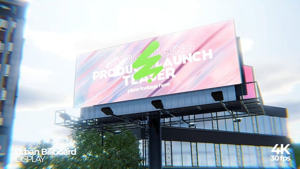 Videohive Urban Billboard Mockup 58182198