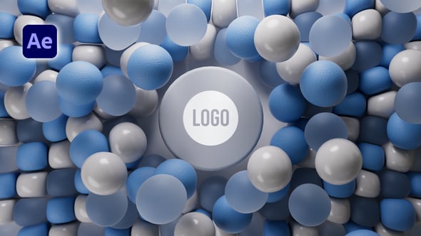 Videohive Dynamic Balloons Logo