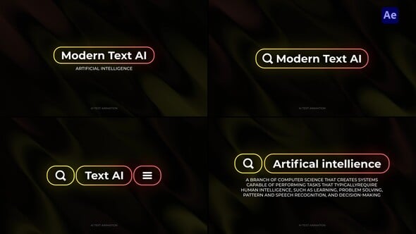 Videohive AI Text Animation | AE 61547207