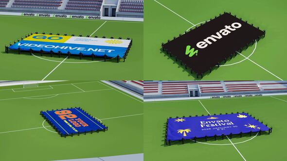 Videohive Football stadium flag
