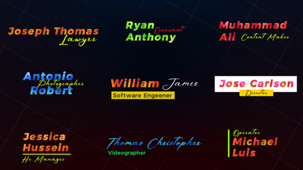 Videohive Lower Thirds 61429670