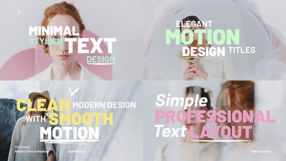 Videohive Modern Text Animation 2.0 | After Effects 61565914