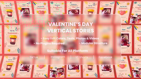 Videohive Valentine’s Day Stories Pack