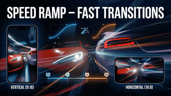 Videohive Speed Ramp Fast Transitions