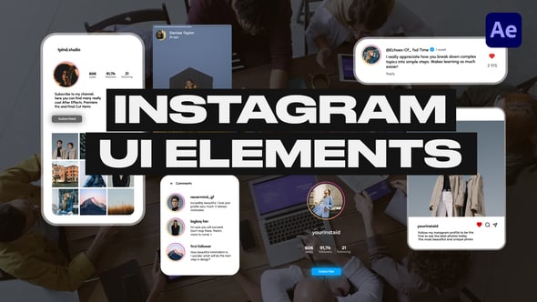 Videohive Instagram UI Elements 61571350