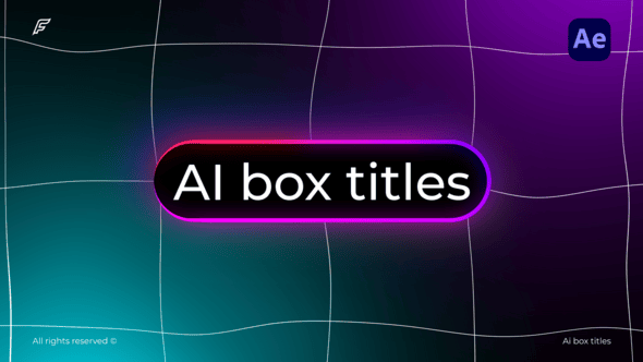 Videohive Ai Box Titles – AE