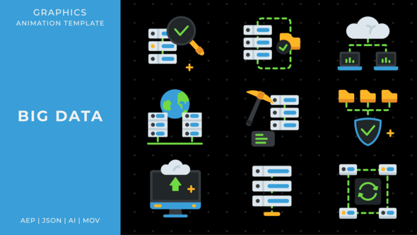 Videohive Big Data Graphic Animation Template | After Effects