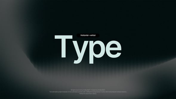 Videohive Text Animations 61704580