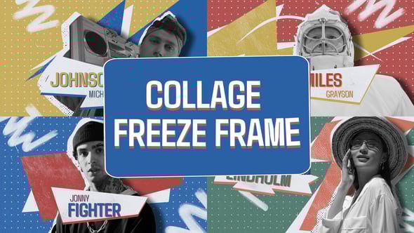 Videohive Collage Freeze Frame