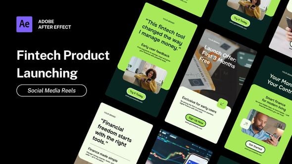 Videohive Reels – Fintech Product Launching