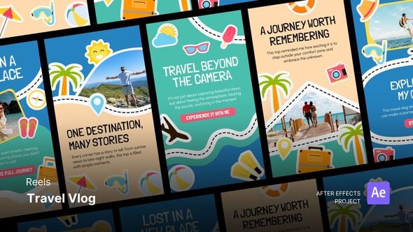 Videohive Reels – Travel Vlog