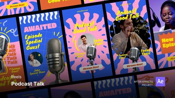 Videohive Reels – Podcast Talk