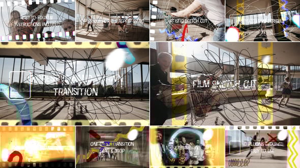 Videohive Filmstrip Transitions